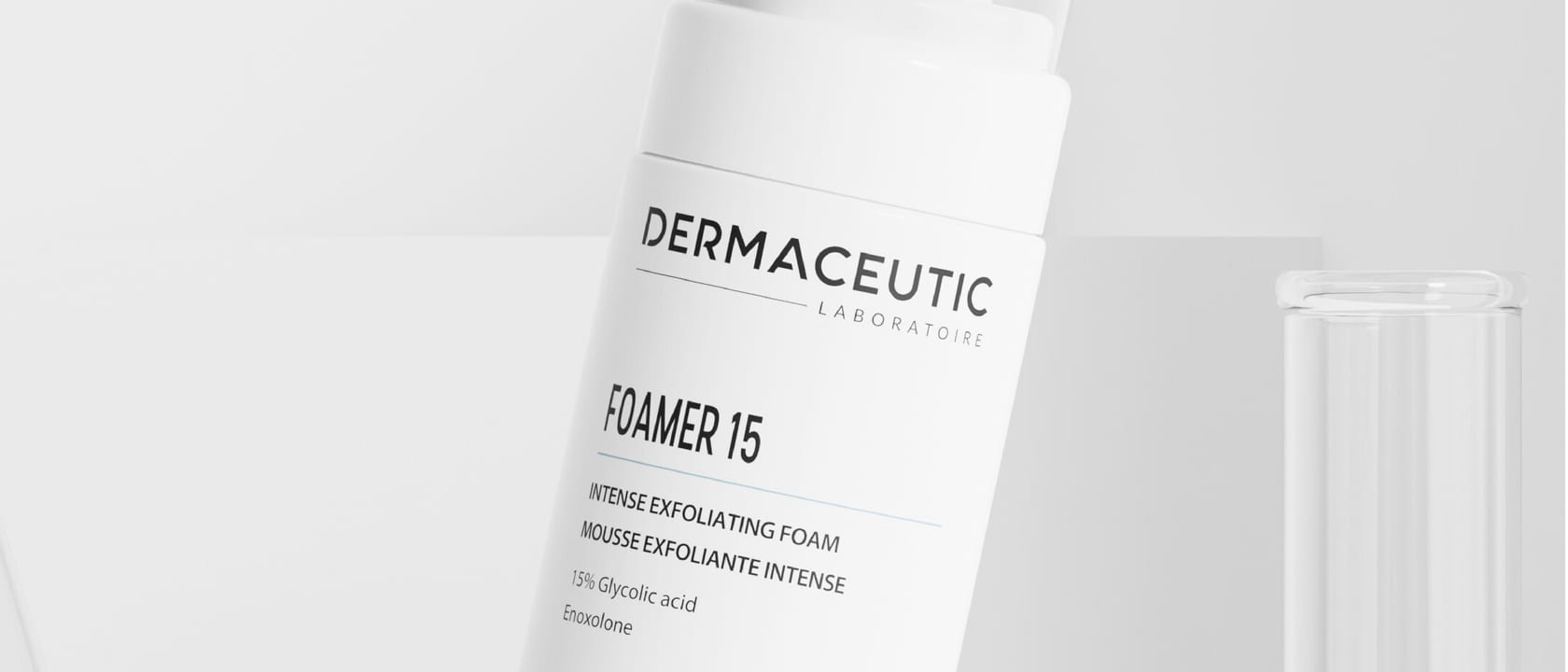 Dermaceutic Foamer 15, een exfoliërend reinigingsschuim met 15% glycolzuur
